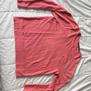 Polo Ralph Lauren Coral/Salmon Long Sleeve Lightweight Crewneck